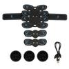Stimolatore Addominali Tonificante Muscolare Macchina per Addominali Cintura Tonificante Addominale Portatile Attrezzatura per Allenamento Addominale per Modellare l'Addome