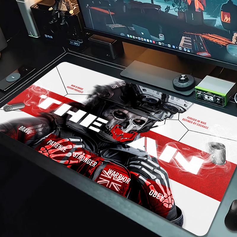 Duty Call Ghost Color Mouse Pad Large Gaming Table Cushion Non-slip Laptop Tablet Big Mousepad XXL Mat Mini PC Playmat With Lock Edge