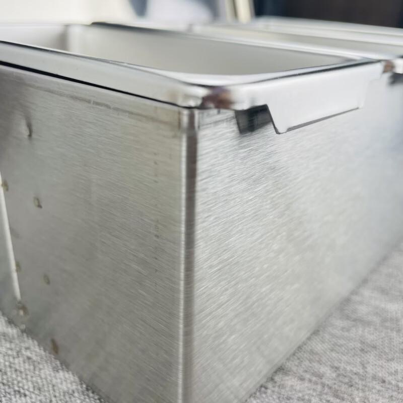 Flip-Top Stainless Steel Seasoning Box