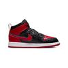 Air Jordan 1 Mid Black + Red = Bred