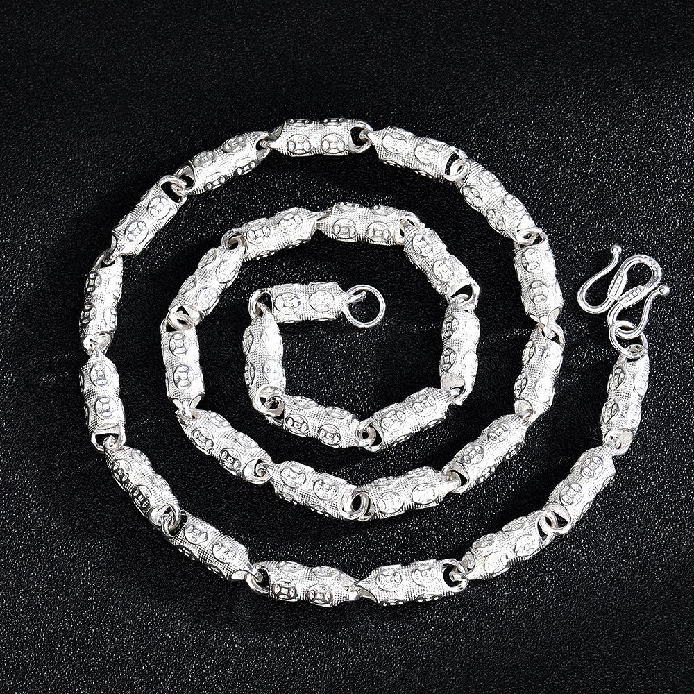 Retro Style Fashionable Men's Domineering Coin-shaped Necklace Men's and Women's Solid Copper Coins