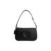 Nolita 19 Signature Logo Zip Closure Smooth Leather Shoulder Tote Bag Small Women Handbags Black CR364-SVBK