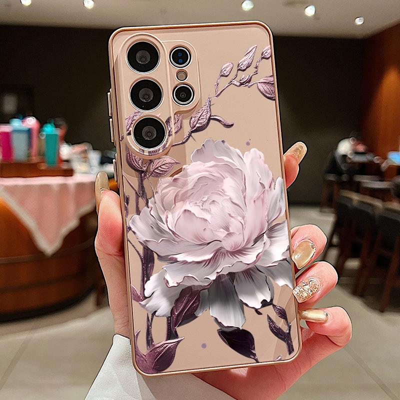 

Flowers Patterned Magnetic Phone Case For Samsung Galaxy S26 S25 S24 S23 Ultra S25 S24 FE A57 A56 A37 A17 A55 A26 A36 A35 Cover Galaxy S26 Edge