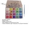 20/24 Colors Watercolor Paint Set Seamless Blending High Transparency Fine Pigment Distribution Natural Gum Portable Palette