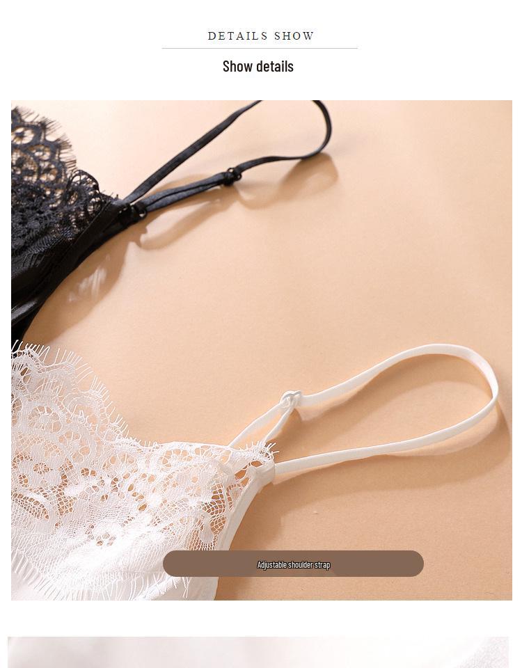 Women's French Lace Satin Camisole – Summer Layered Tank Top