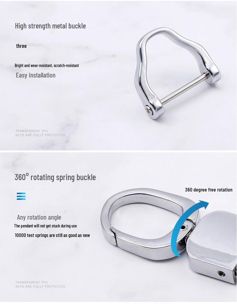 Etui na kluczyk Volkswagen dla modeli Lavida, Bora, Tiguan, Santana, Sagitar, Lamando, Jetta - Połówka skorupy z klamrą