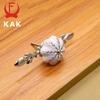 KAK 41mm China Blue and White Porcelain Ceramic Cabinet Handle and Pulls Kitchen Handles Drawer Knobs Furniture Handle and Knobs