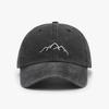 Baseballkappe für Herren Damen Weiche Gewaschene Baumwolle Bergkette Stickerei Dad Hats Mode Outdoor Sport Golfkappen Dropshipping