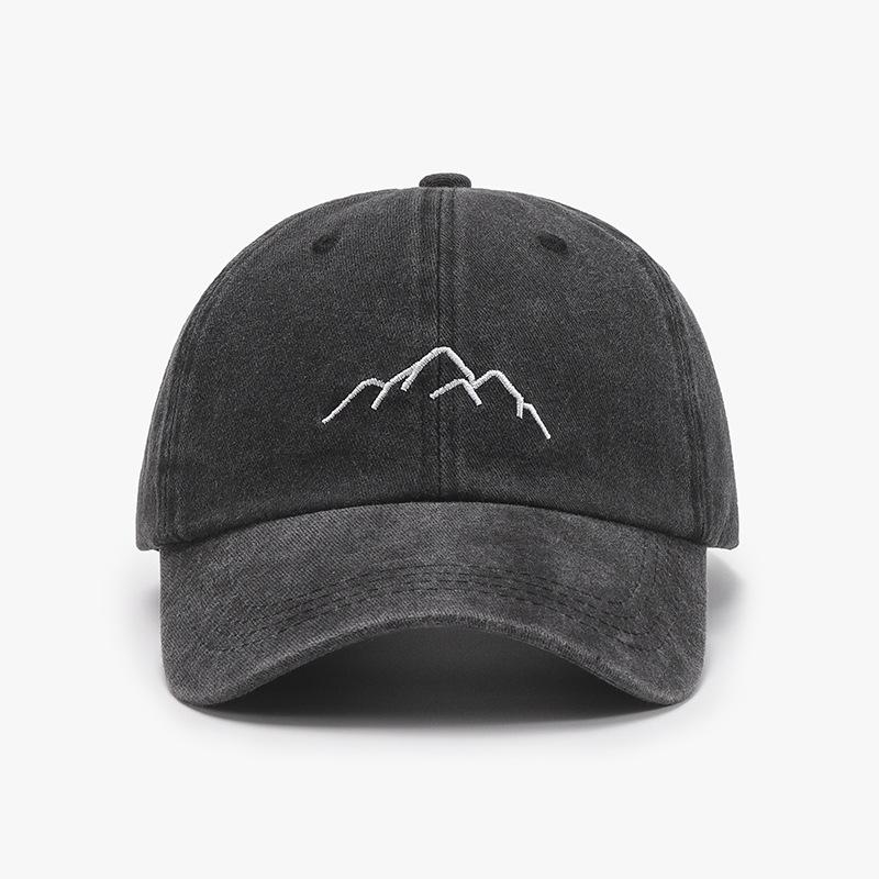 Yiran Bag Women's Baseball Cap For Men Soft Washed Cotton Mountain Range Embroidery Dad Hats Fashion Outdoor Sports Golf Caps Dropshipping Cm