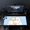 Moomin Art Mouse Pad, Large Gaming Desk Mat, Non-slip XXL Mousepad for Laptop & Tablet, Mini PC Playmat with Stitched Edges