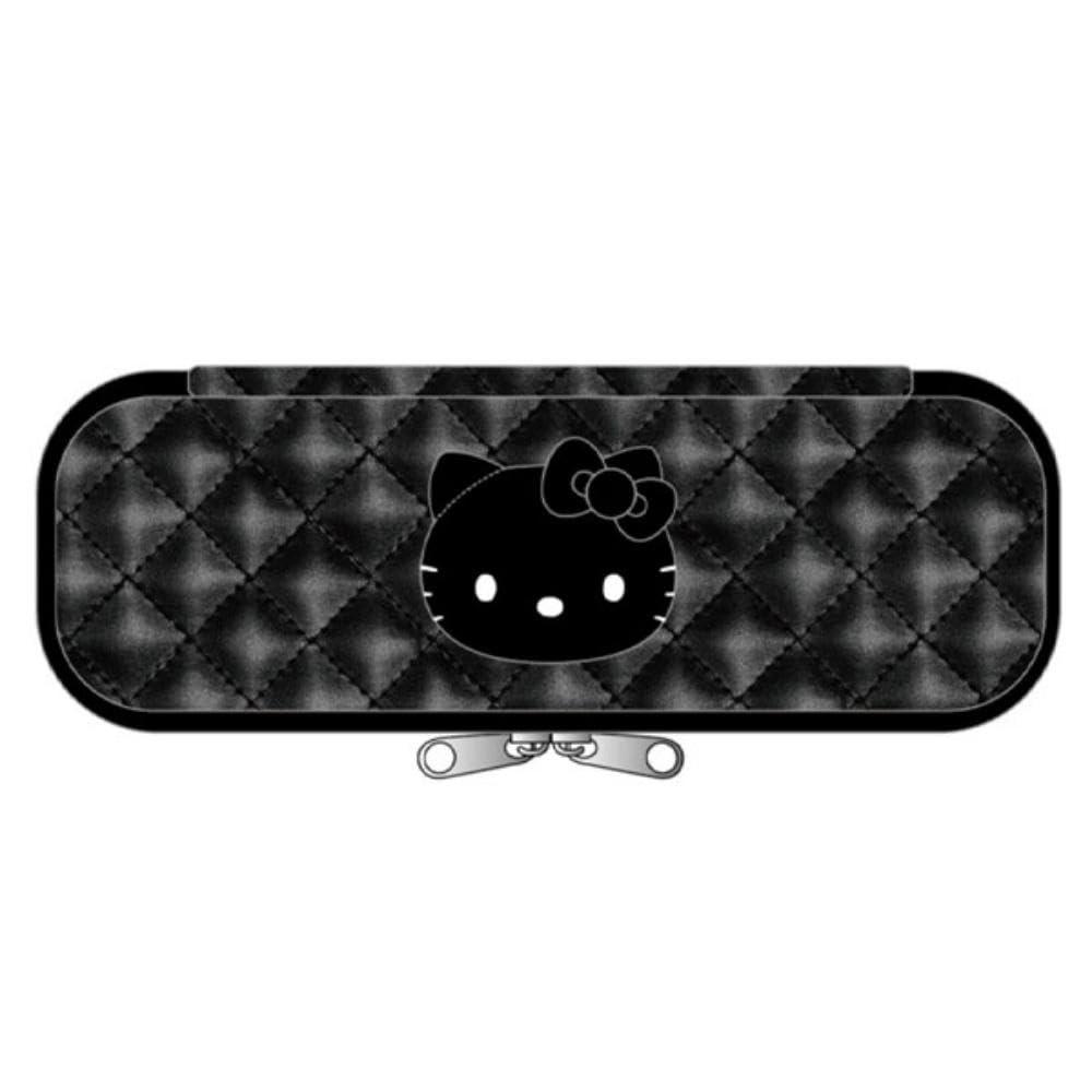 K Company Sanrio Characters (Monochrome Series) Full Open Pouch Hello Kitty SACM-FO-KT H5 x W21.6 D7.5cm