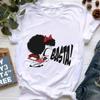 T-shirt Women Summer Harajuku Letter Print Short Sleeve Fashion Creativity Casual Girl Tops Tee 90s Cartoon Tshirt Femme