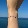 rough stone string bracelet