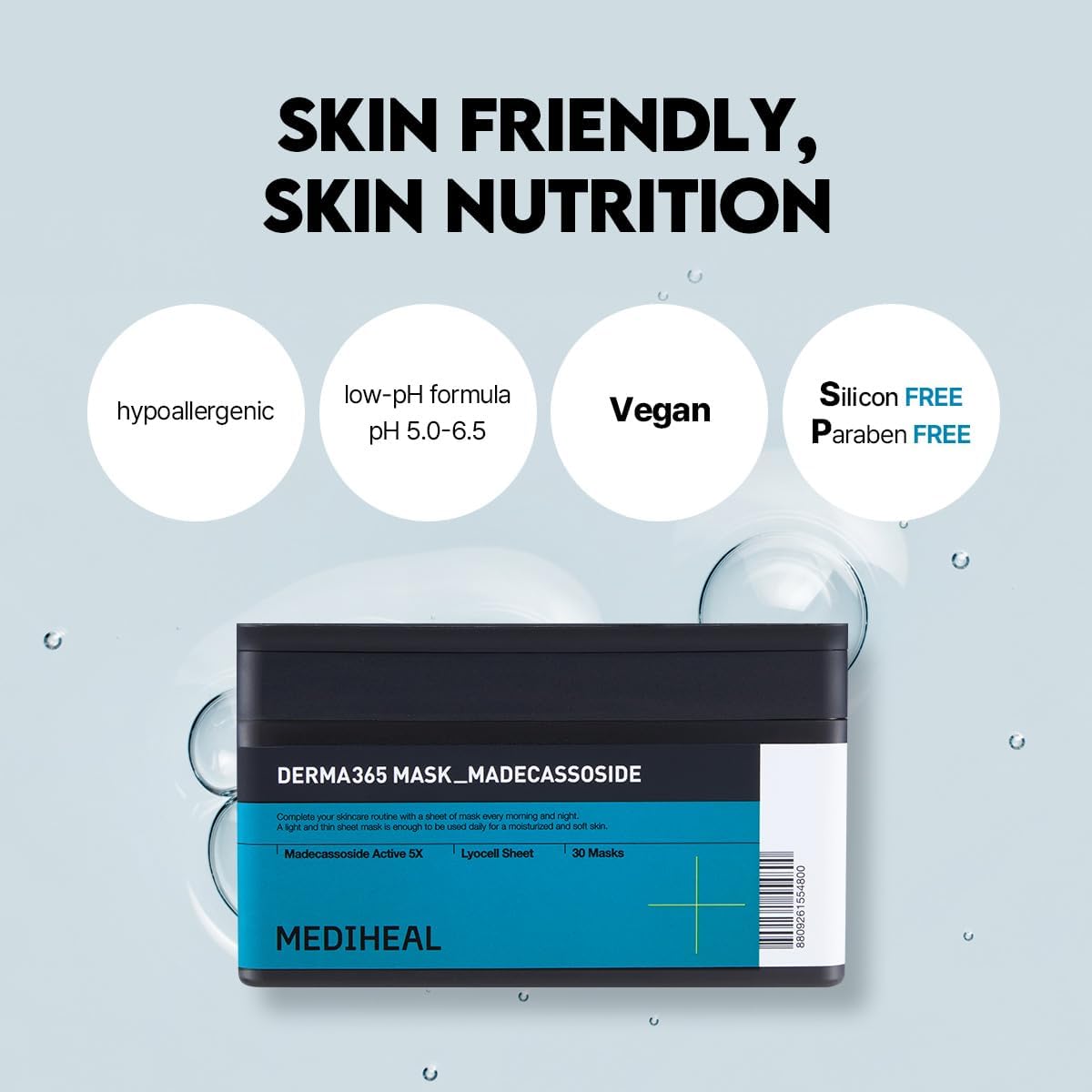 

MediHeal Derma 365 Mask Madecassoside 30ea + RANDOM GIFT