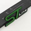 3D Metal Car Stickers STLine ST Logo Front Grille Fender Side Badge Rear Trunk Emblem For Ford Focus Mondeo Explorer Fiesta Edge QY2