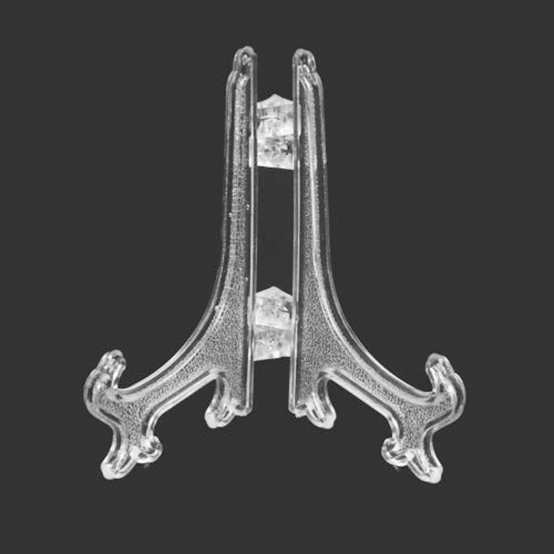 15Pcs Clear Plate Display Easel Stand Picture Art Holders Frame Award Organizer