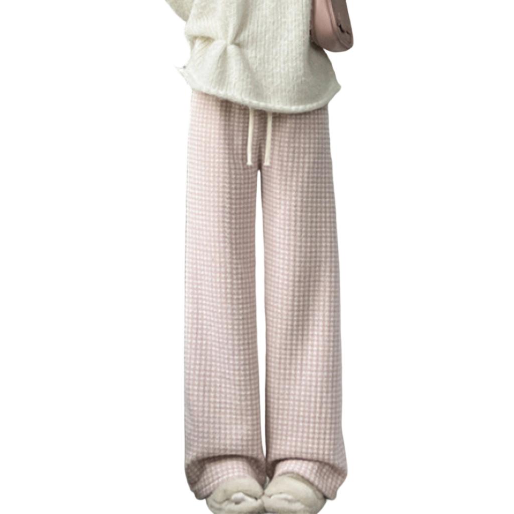 Women's Fashionable Casual Loose Fleece Lined Long Pants