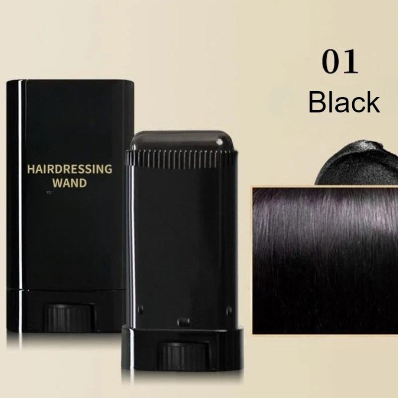 

2 в 1 Стик для окрашивания волос с расческами Временное окрашивание волос Закрашивание седины Карандаш для линии роста волос Смываемый Черный Коричневый Кофейный Стойкий