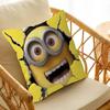 Cartoon M-Minions Cute Funny Pillow Cushion Cover Pillowcase Living Room Sofa Home Decor Customized