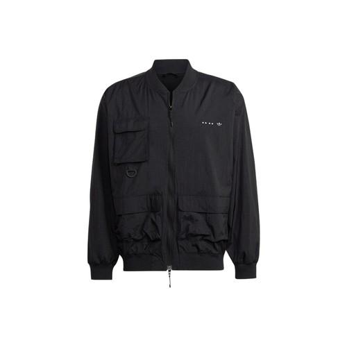 

adidas Originals Stand Collar Multi-Pocket Outdoor Work Jacket for Men, Black S чёрный