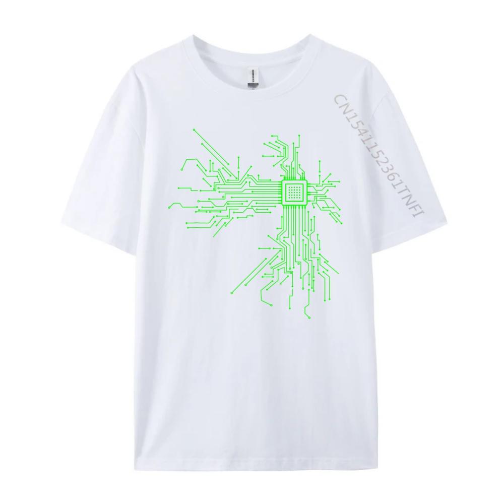 Cpu Heart Circuit Board Programmer Technology Core Free Shippping Clothes Mens TShirts Classic Camiseta