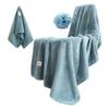 2025 new gift coral fleece towel bath towel set three-piece wedding towel small gift box