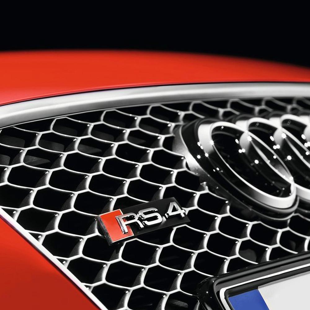 3D RS3 RS4 RS5 RS6 RS7 RS8 Badge Car Front Grille Emblem Auto Accessories For Audi Sline Quattro RS S TT A1 A2 A3 A4 A5 A6 A7 A8