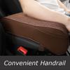 Almofada de couro para apoio de braço central de carro, console central, estilo, apoio de braço, confortável, apoio de braço, assento, almofada protetora, almofada, capa de travesseiro