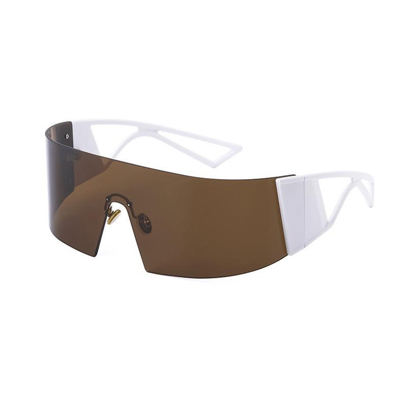 New All-in-one Sunglasses for Women Trendy In Europe and America Large Surround Frame Sunglasses for Men Outdoor Cycling Sports Glasses