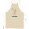 Kitchen Apron - Happy Christmas Corinne Deer Apron - Durable Cotton - Printed In France - Versatile Adjustable