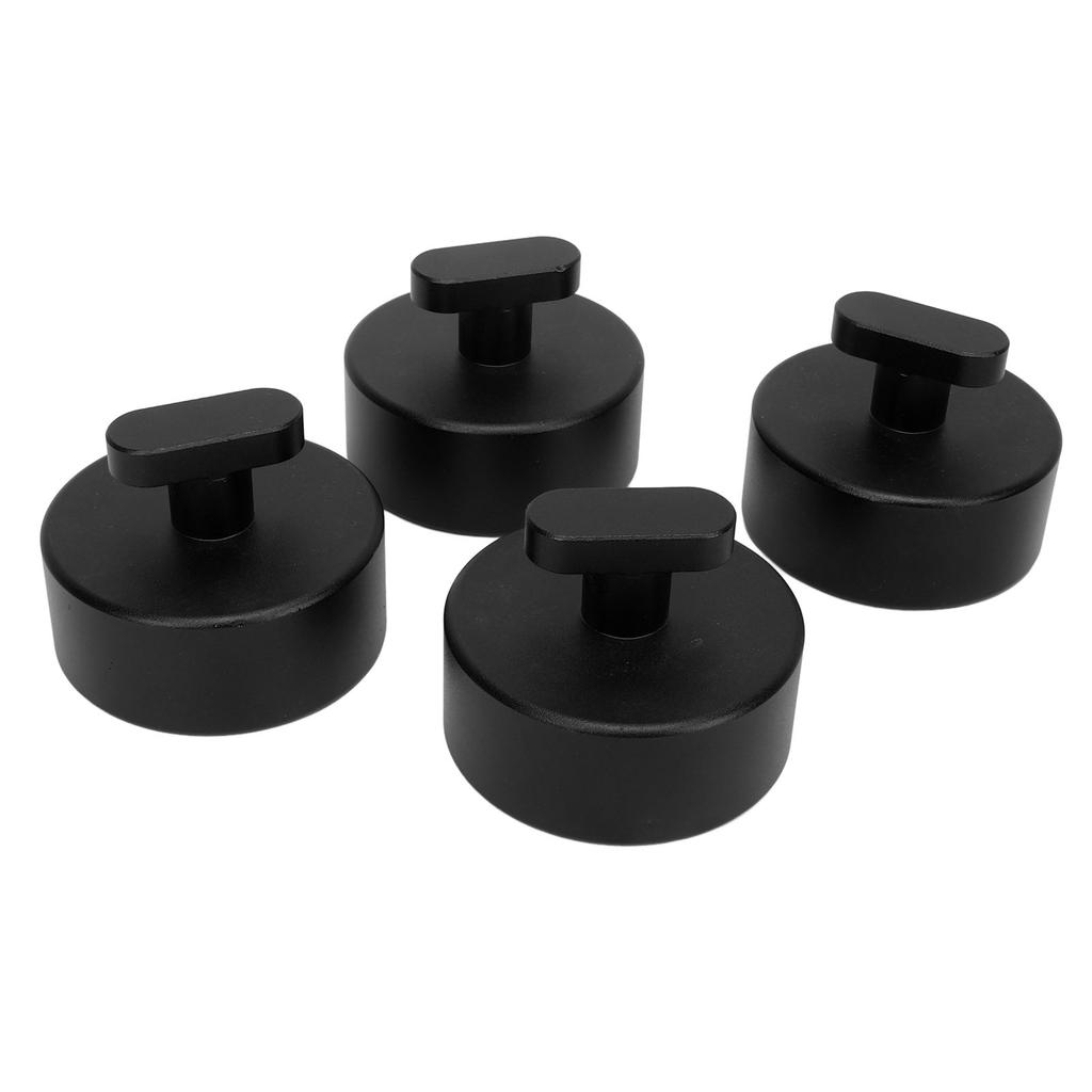 4PCS   Pad Billet Aluminum Lift Point   Adapter Pucks   Pad Stand for C7  51  06 C6‑ 06