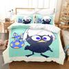 Anime Calimeros Bedding Set 3D Printed Suitable for Bedroom Duvet Cover Set With Pillowcases Kids Home Textile