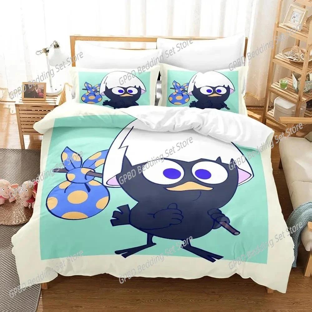 Anime Calimeros Bedding Set 3D Printed Suitable for Bedroom Duvet Cover Set With Pillowcases Kids Home Textile