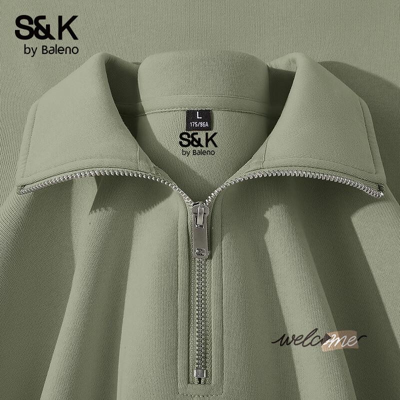 Baleno Men s S&K Series Stand-Collar Knit Sweatshirt M