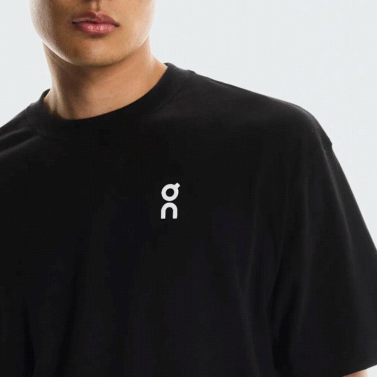 On Running T-shirt à manches courtes et col rond avec logo graphique Club T pour homme 1MF30550192