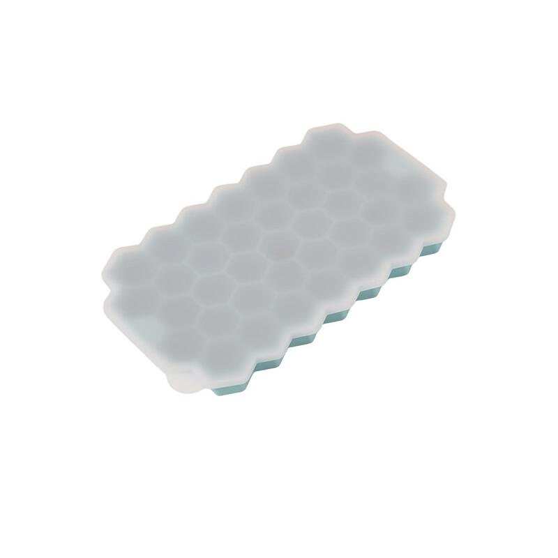 

ZISIZ Silicone Honeycomb Ice Cube Tray with Lid
