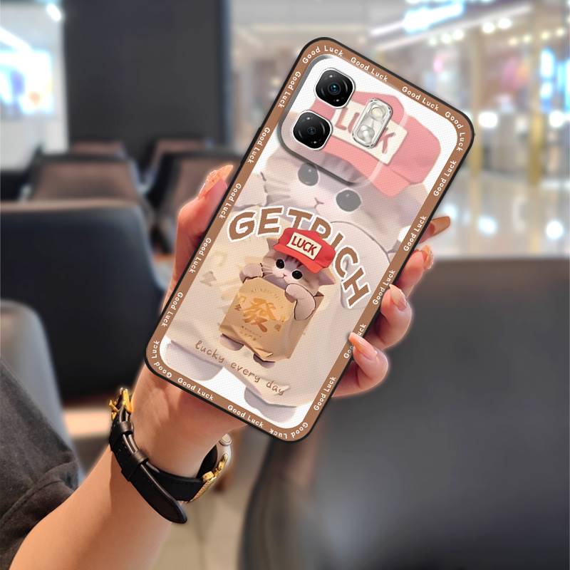 Dirt-resistant Couple Phone Case For infinix Hot50i/Smart9/X6531/X6532 Fashion Design Cute TPU Graffiti Back Cover