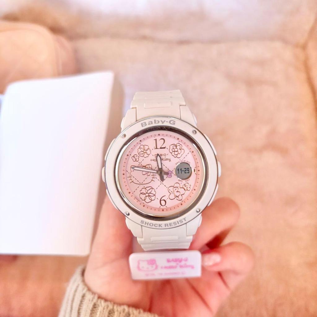 Used Rare, confiRMed Working, Casio Baby-G Hello Kitty 25th Anniversary