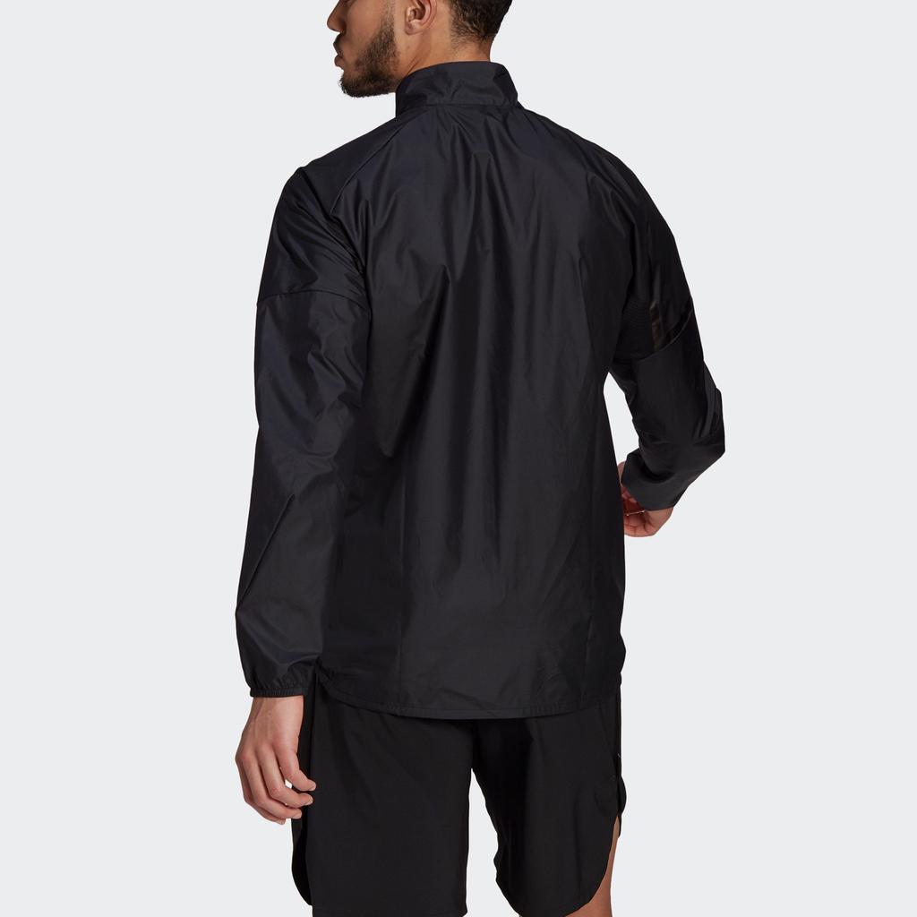 Adidas Parley Outdoor Windproof Stand Collar Jacket Men Jackets Black H31074
