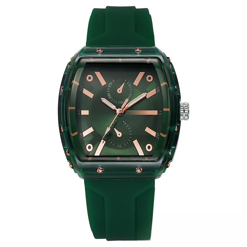 Modern Silicone Mens Quartz Watch With Buckle Closure Suitable For Men