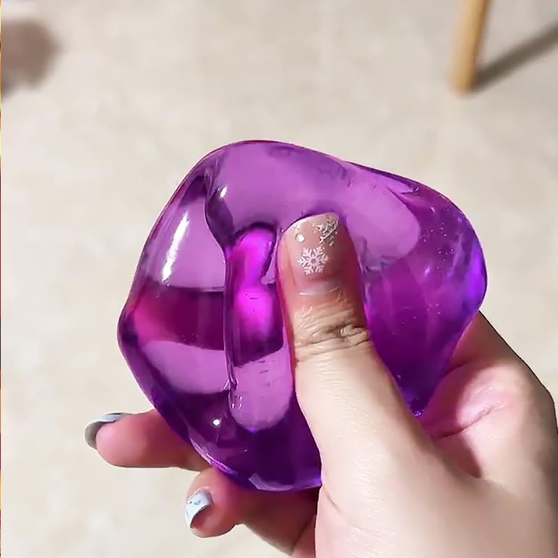 Bai Fen Bai Toys Green Toys Maltose Ice Cube Squishy Stress Relief Squeeze Toy Decompression Ice Cubes Sensory Fidget Toy Anti Stress Slow Rebound