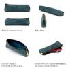 AGILITY Affa "Ferret" Pencil Case, Soft, Stylish, Cute, Genuine Leather, Slim Fit, for Men and Women
