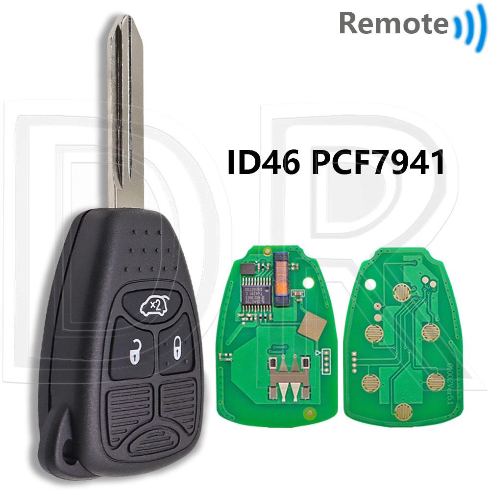 Great OHT692713AA ID46 PCF7941 315/433MHz Car Remote Key For Jeep Grand Cherokee Chrysler Town Country Sebring Cruiser Dodge