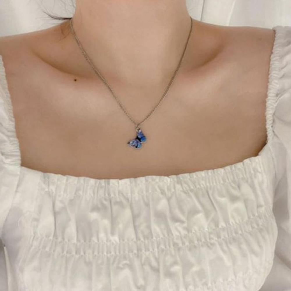 [Onoma] Onm Ggd Colorful Simple Surgical Steel Necklace (9594573)