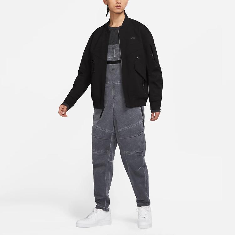 Nike Tech Pack Unlined Woven Overalls Men Bottoms Charcoal DM5598-060