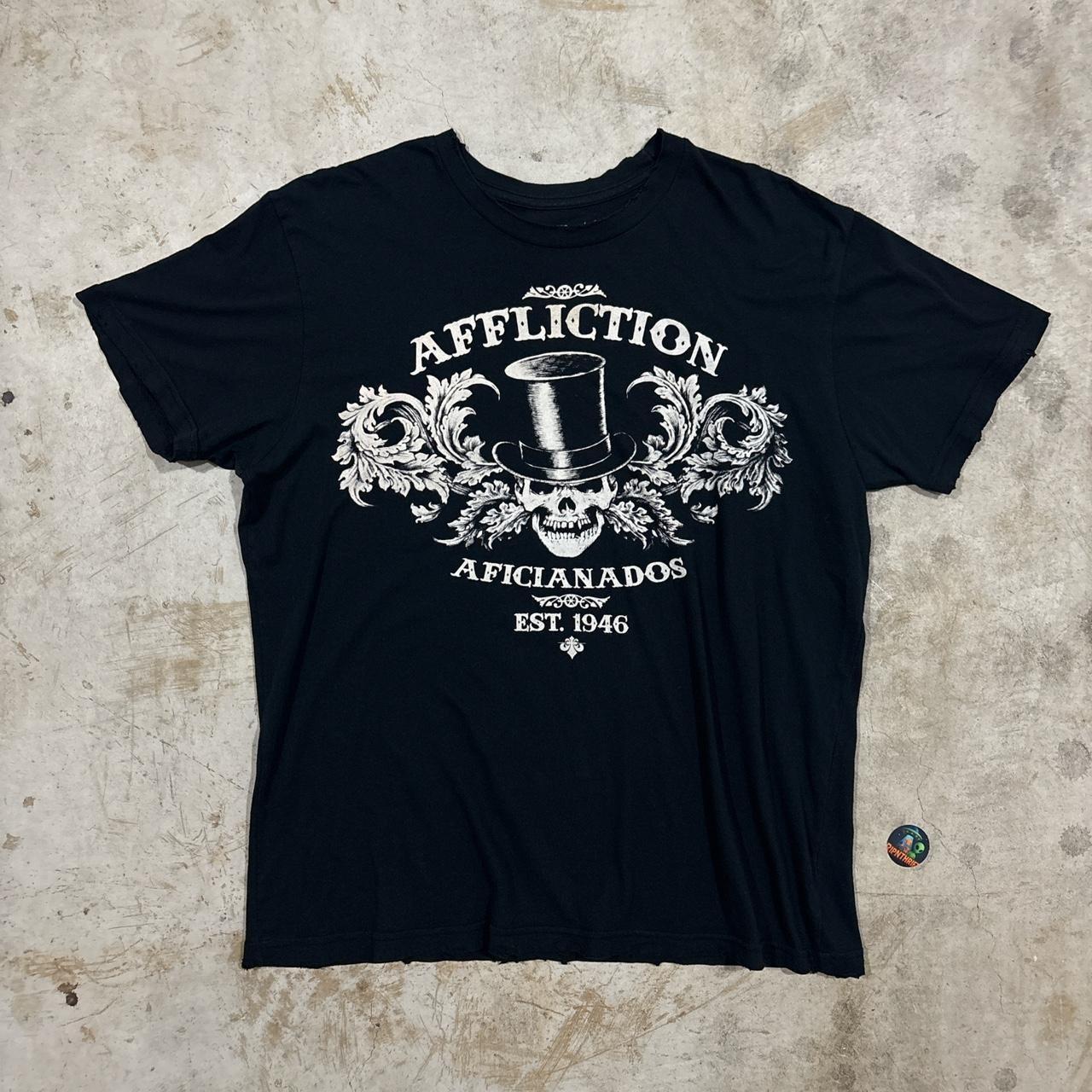 Y2K Affliction Aficianados t shirt Size L Unisex T-Shirt L