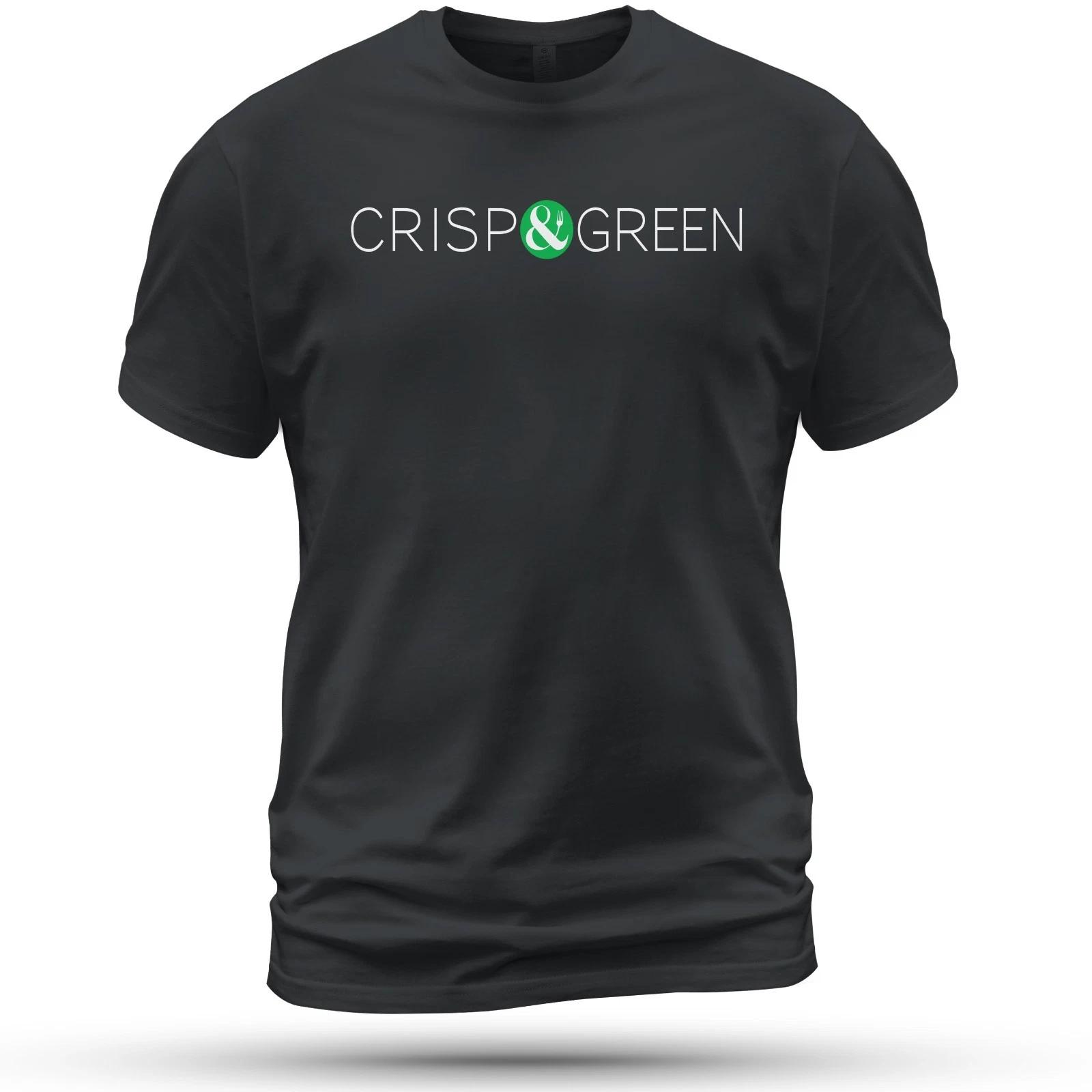 

CRISP & GREEN Restaurant Logo T-Shirt Funny Size S-5XL Made in USA S