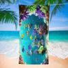 Colorful Coral Reef Tropical Fish Print Beach Towel Quick Dry Sand-Free Absorbent Soft Towel for Summer Vacation Pool Swimming