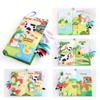 Soft Fabric Animal Tail Book for Early Learning Sensory Development with Sea Creatures Patterns for Babies Toddlers Infants Educational Toy