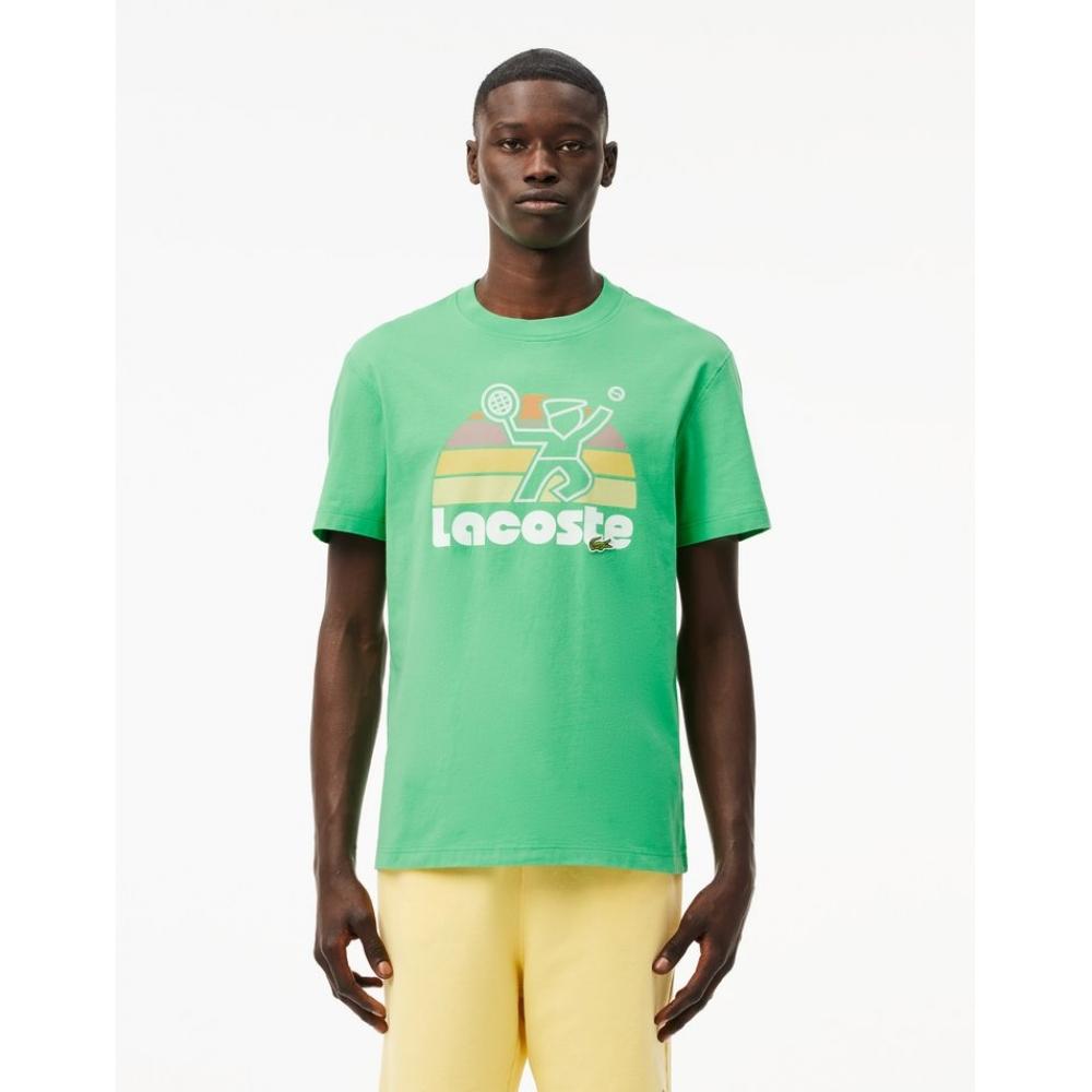 

Lacoste Мужская летняя футболка с рисунком Th0784 54 г Uyx 004